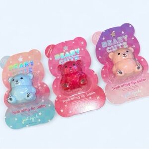 Beary Cute Hydrating Lip Balm Trio – NWT Gift Set